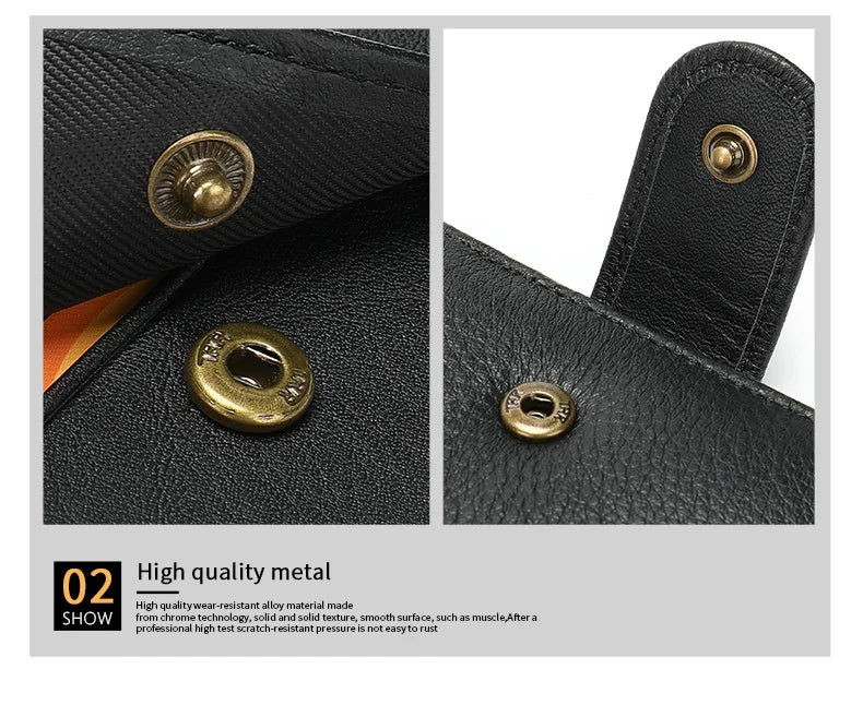 New Men Wallets Leather Card Holder High Quality Hasp Male Purses Long Genuine Leather Vintage Men Wallet Money Clips