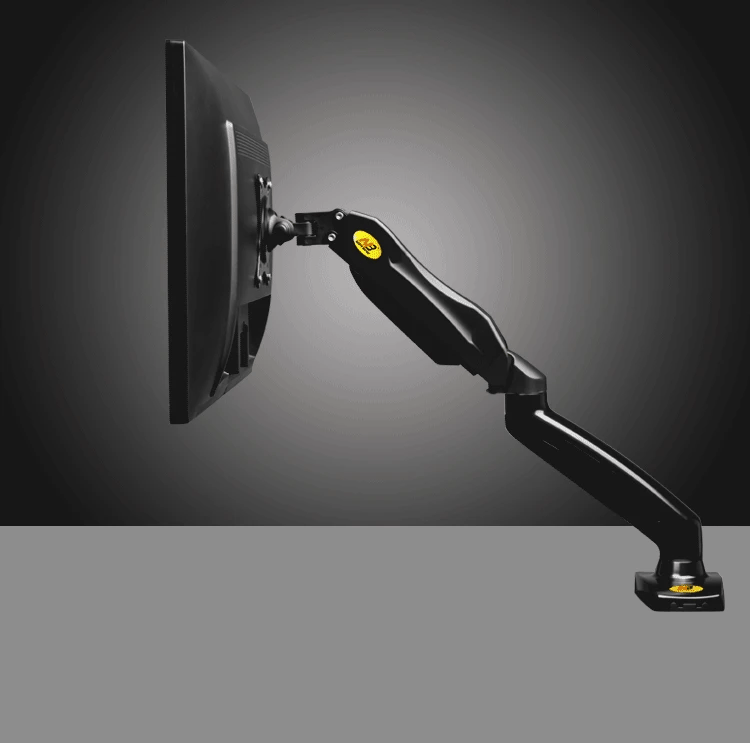 Adjustable PC Monitor Arm Support NB F80 Single Monitor Bracket Up To 30 Inches Computer Desk Mount Stand Adjustable Gas Spring