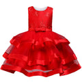 Children Clothing New Years Christmas Dress Vestidos Costume New Baby Girls Flower Wedding Party Dresses Bebes Fille Vestodos
