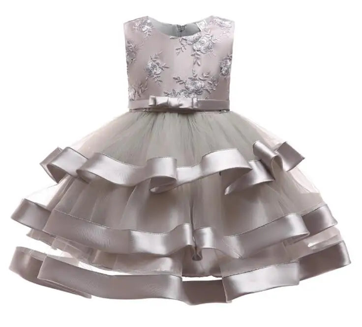 Children Clothing New Years Christmas Dress Vestidos Costume New Baby Girls Flower Wedding Party Dresses Bebes Fille Vestodos