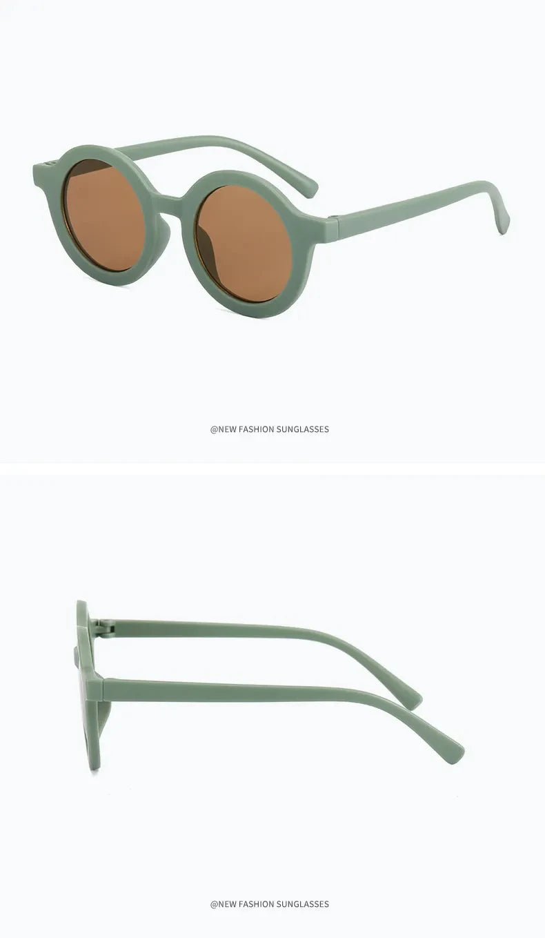 Sunglasses trendy kids Sunglasses Cute kids Sunglasses parent child frosted glasses new 1-8 year old baby decorative