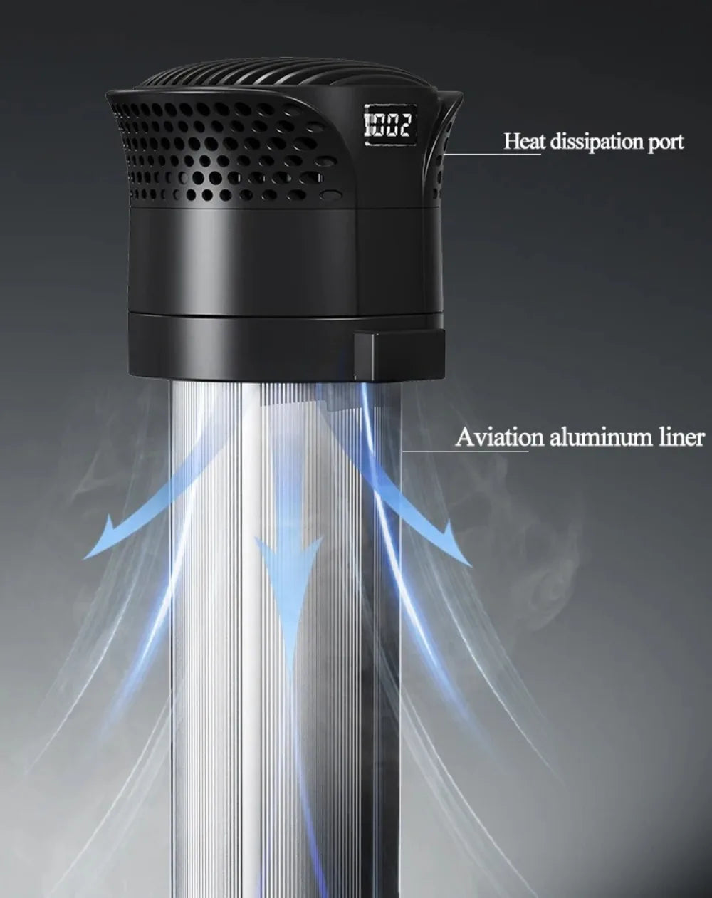 Rechargeable Insulin Refrigerated Cup Portable Design Large Capacity Medicine Refrigerator Cup LCD Digital Display