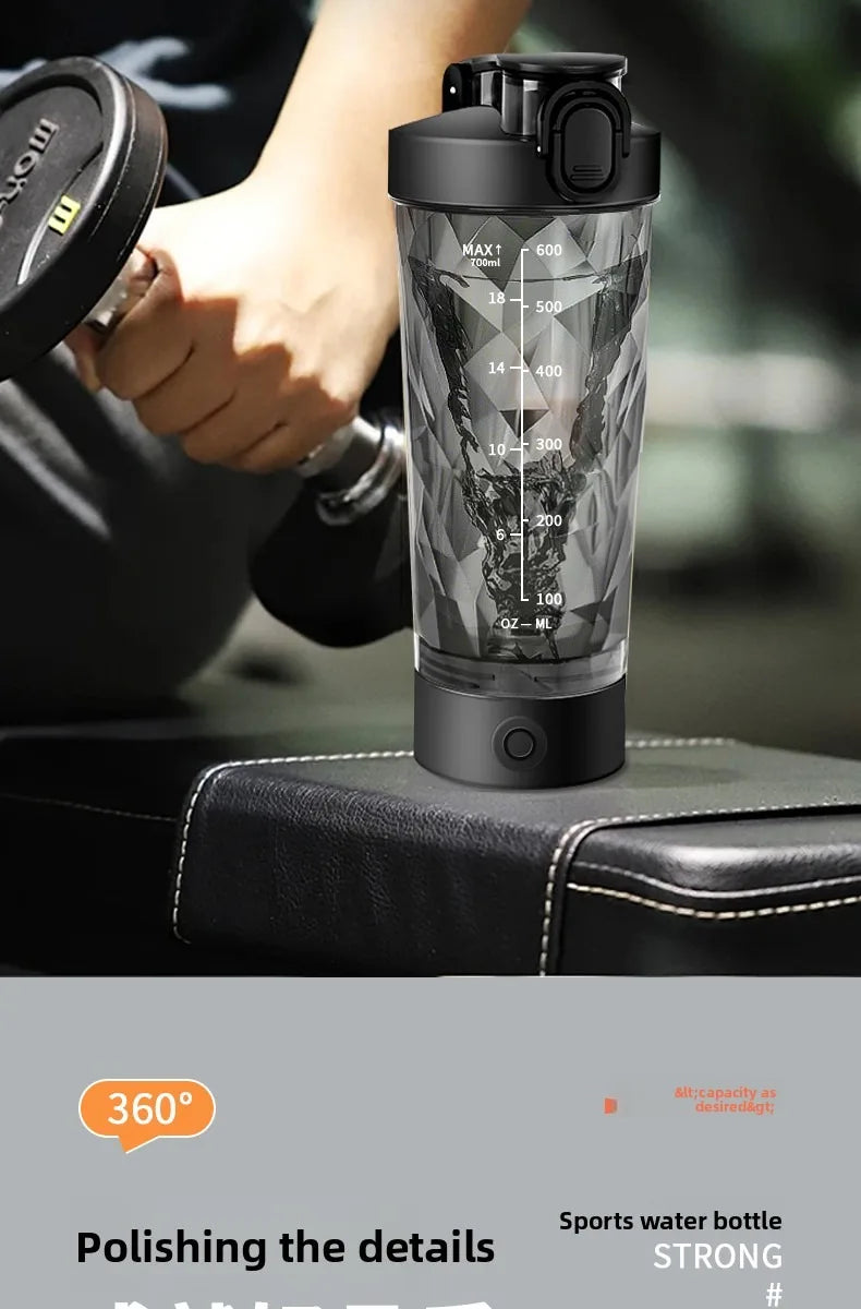 New Detachable Electric Mixing Cup Electric Protein Powder Shaker Cup USB Rechargeable Reusable Suitable For Lndoor/Outdoor Use