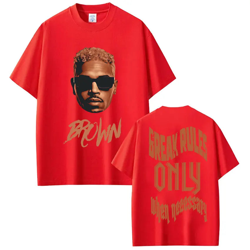 Rapper Chris Brown Usher Raymond 2026 Tour T Shirt Men Women