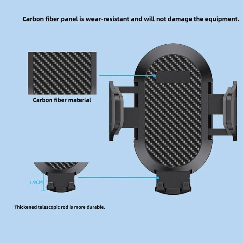 Car Mount Accessories Universal Rotatable Car Phone Holder Parts Compatible with devices 5-9cm in width For 17mm Ball Head Base