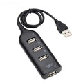 4 Port USB Hub Portable USB 2.0 Hubs Splitter  Expander High Speed Transfer OTG Adapter for Macbook Laptop Computer Accessories