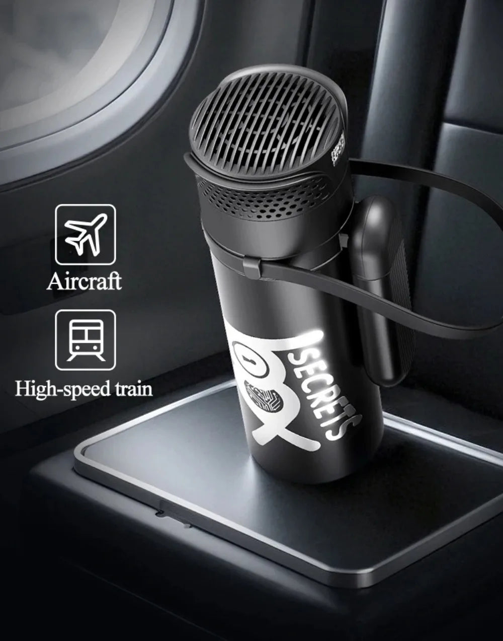 Rechargeable Insulin Refrigerated Cup Portable Design Large Capacity Medicine Refrigerator Cup LCD Digital Display