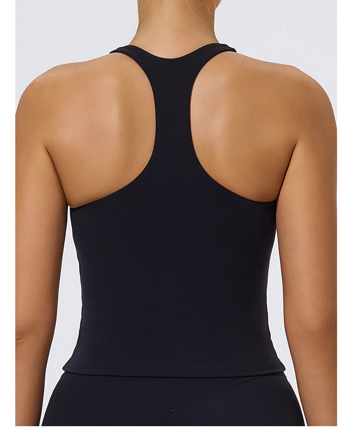 Hearuisavy Woman's Push Up Sports Vest I-Back Strap Design Gym Sportswear Breathable Quick Dry Fitness Top Running Yoga Tank Top