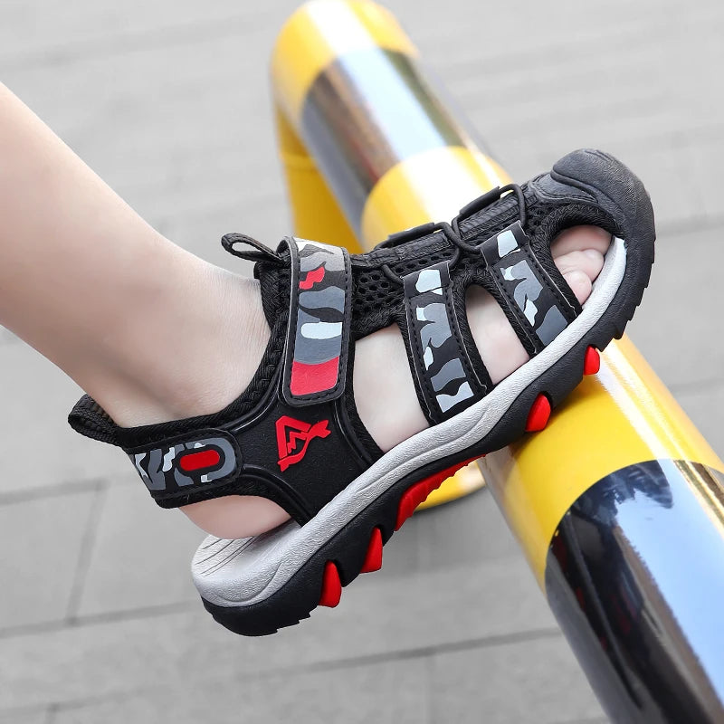 Summer Children Beach Sandals Brand Fashion Sneakers For Girls Size 28-39 Boys Footwear Kids Non-slip Sandalias Baby Shoes