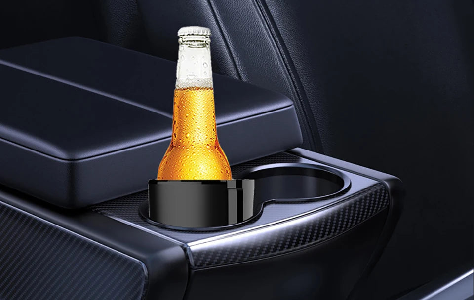 Car Hot and Cold Cup Fast Cooling Heating Cup 2 in 1 Four Seasons Universal Smart Car Cooling Cup Optional Home Adapter