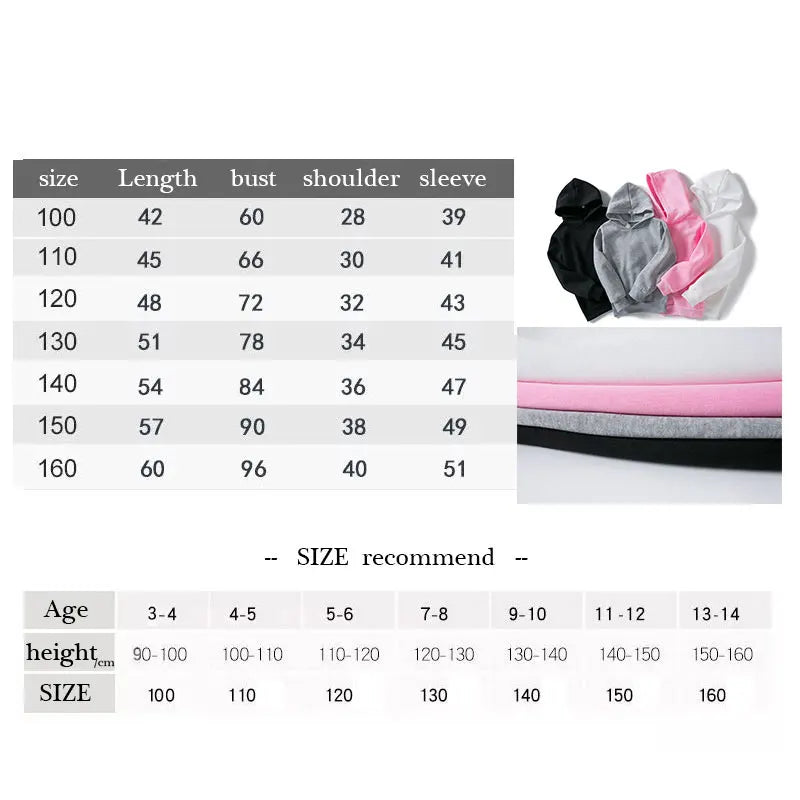 Six to seven-year-old children's sportswear set 67 Children's clothing hooded shirt + pants set 2-piece set for 3-12 year olds