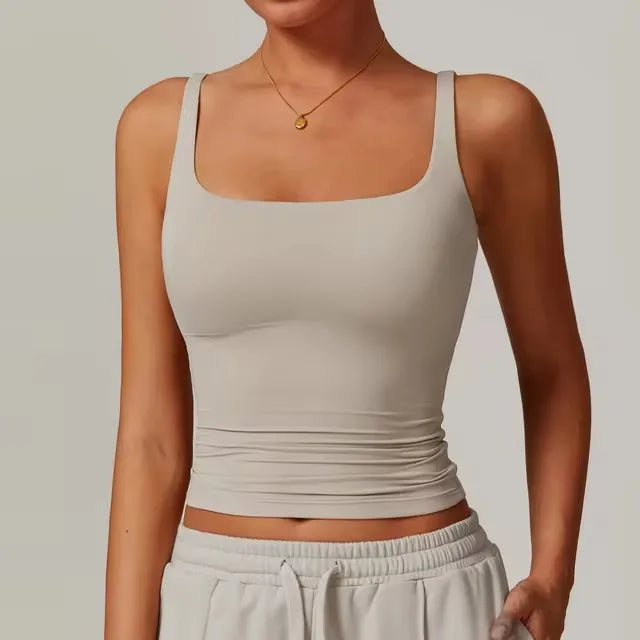 Shockproof Sports Vest Women Gym Top Female Training Sleeveless Yoga Clothes Sports Quick Dry Sportswear Workout Tank Top Women