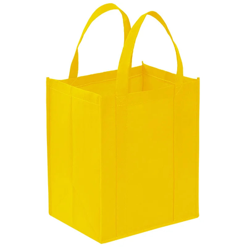 Large Capacity Non-Woven Shopping Bag Foldable Tote Bag Reusable Tote Bags Travel Outdoor Handbag Pouches Storage Organizer