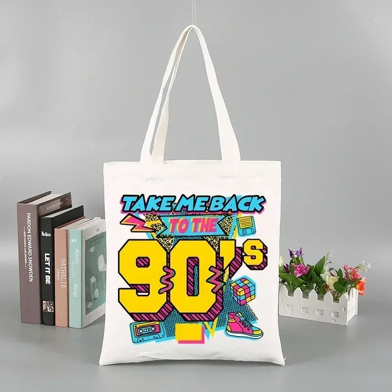Backstreet Boys World BSB Music Band Ulzzang Shopping Bag Grocery Handbag Bolsas De Tela Tote Bolsa Shopping Bag Tote Fabric