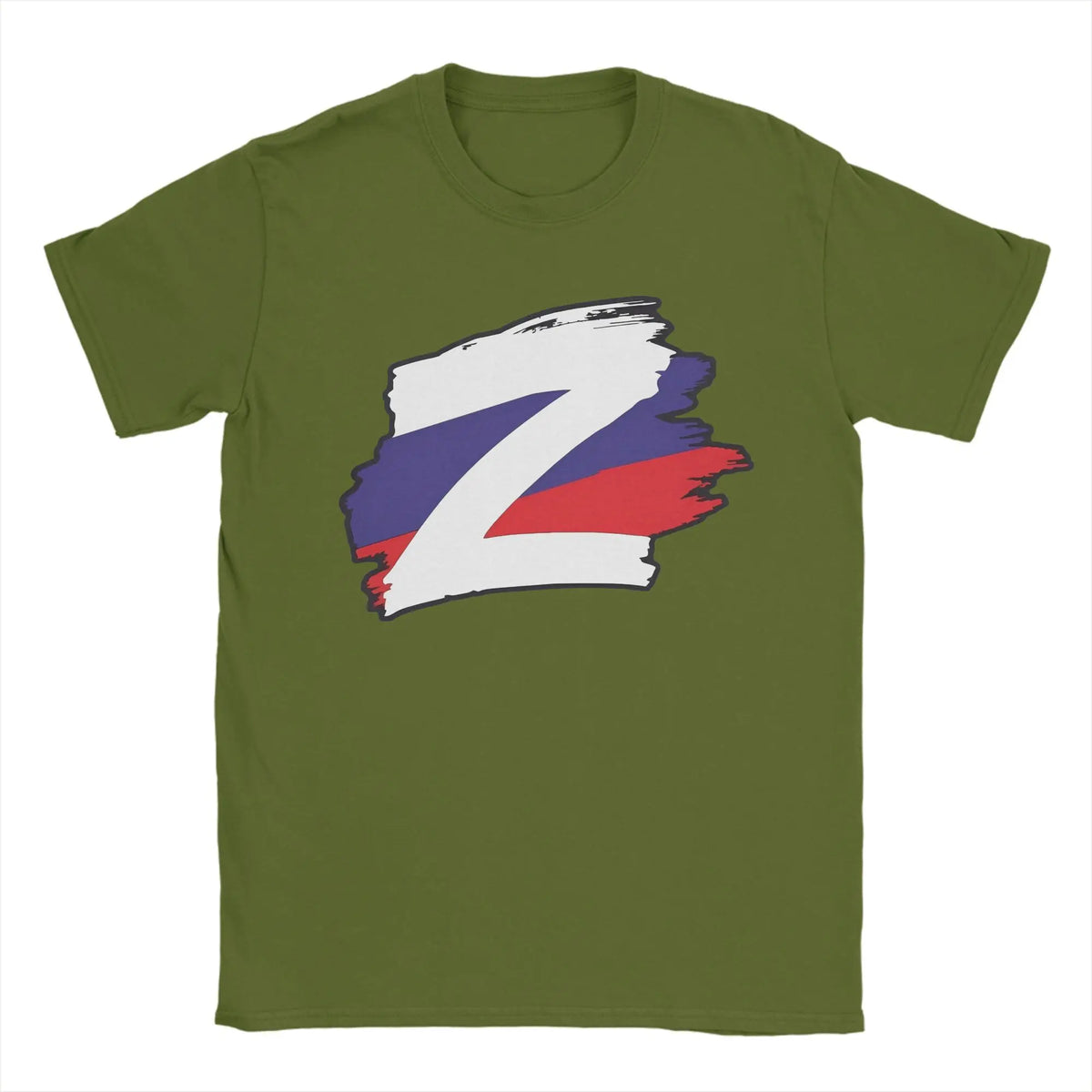 Men T-Shirts Russian Z Peace Unite Funny Cotton Tees Short Sleeve  T Shirts Crew Neck Clothing Gift Idea