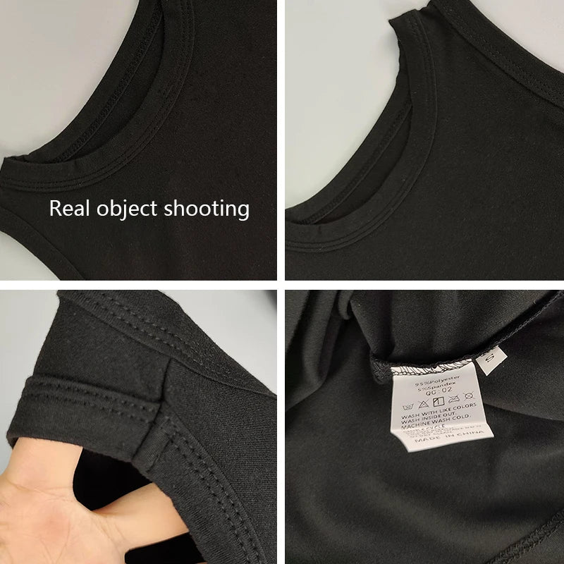 Yoga Vest Women Gym Sports Black White Crop Tops Seamless Streetwear Knit Workout BreathableTank Top Female Without Pads