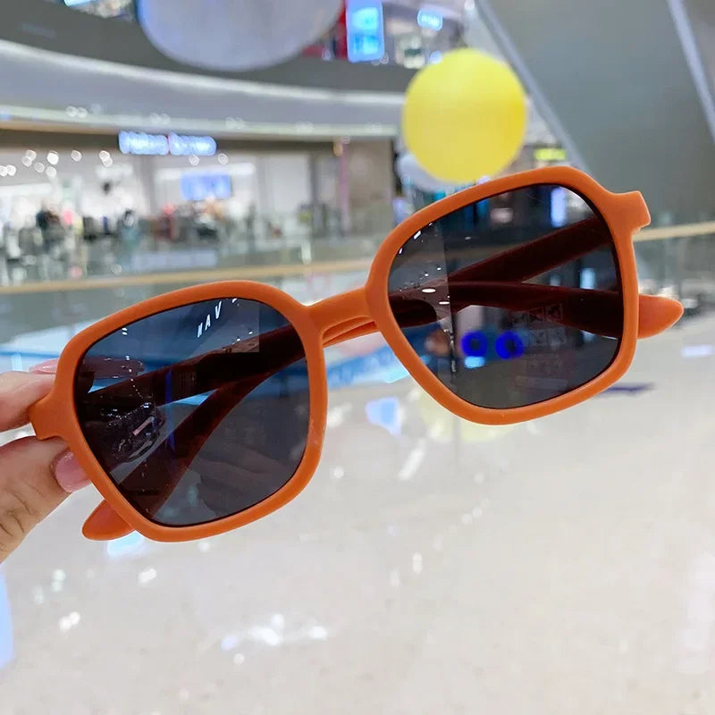 New Kids Sunglasses Square Children Sunglasses Boy Girl Stylish Goggles Baby Student Eyeglasses Party Eyewear UV400 Gafas De Sol