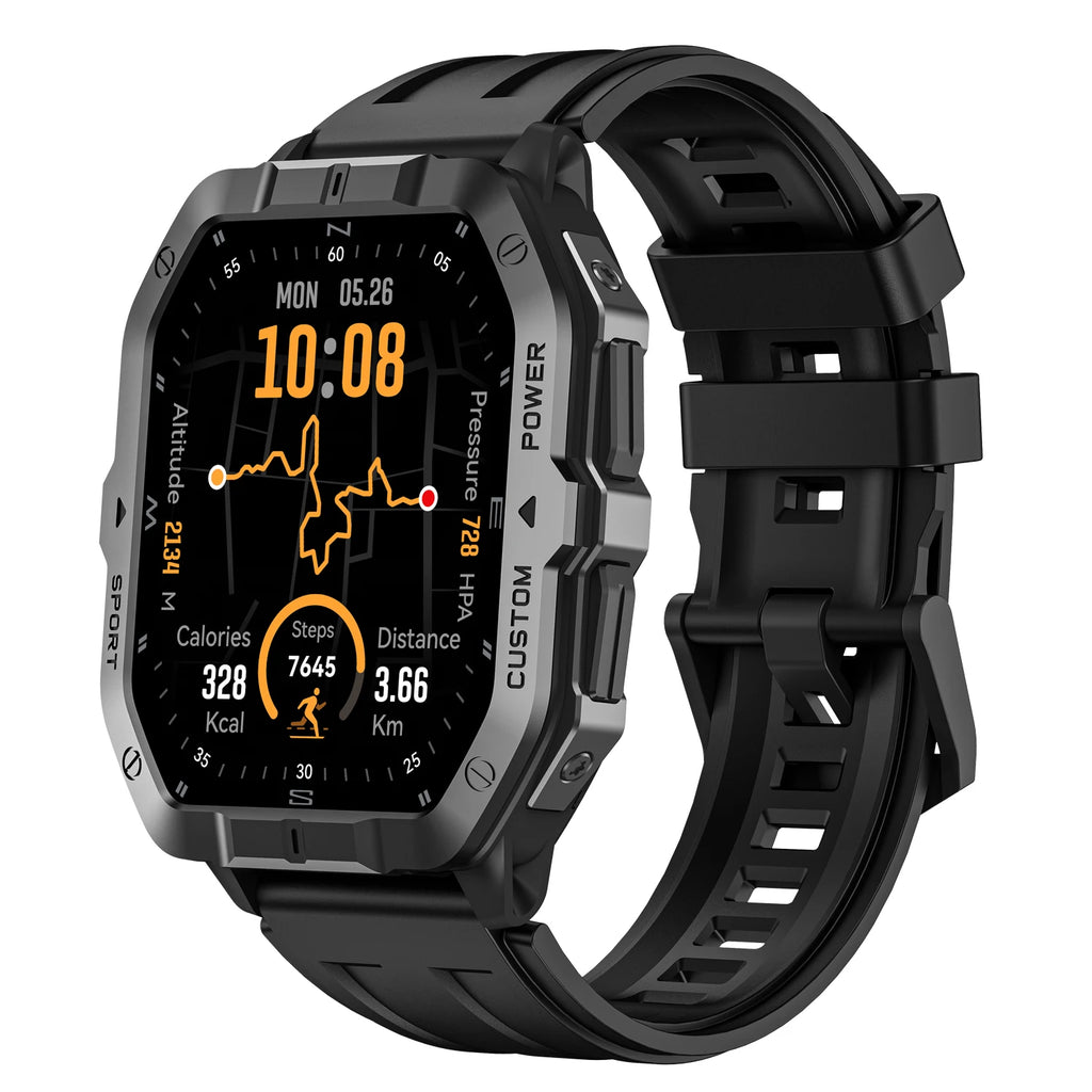 Smart Watch For Men Women Built-in GPS&Compass Barometric Altimeter ST six-axis sensor Altimeter Health Monitoring SOS Function