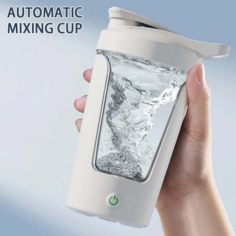 Shaker Cup USB Charging Shaker Cup For Protein Shaker Meal Replacement Shake Portable Gym Water Bottle Mixing Cup 450ml