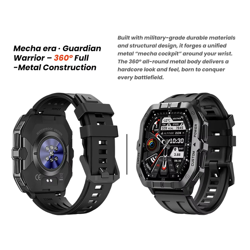 Smart Watch For Men Women Built-in GPS&Compass Barometric Altimeter ST six-axis sensor Altimeter Health Monitoring SOS Function
