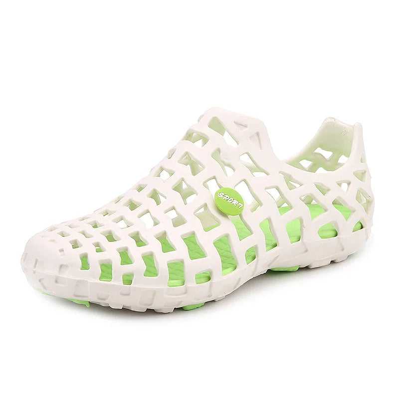 Summer Men Water Shoes Breathable Beach Sandals Upstream Water Shoes Women's Quick-drying Hollow Slippers Aqua Shoes