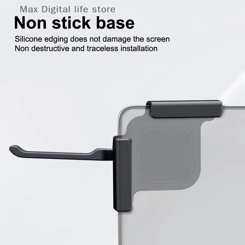 Computer Monitor Earphone Holder Clip PC Screen Headset Headphone Stand Bracket Desktop Organizer Laptop 360 Degree Rotation