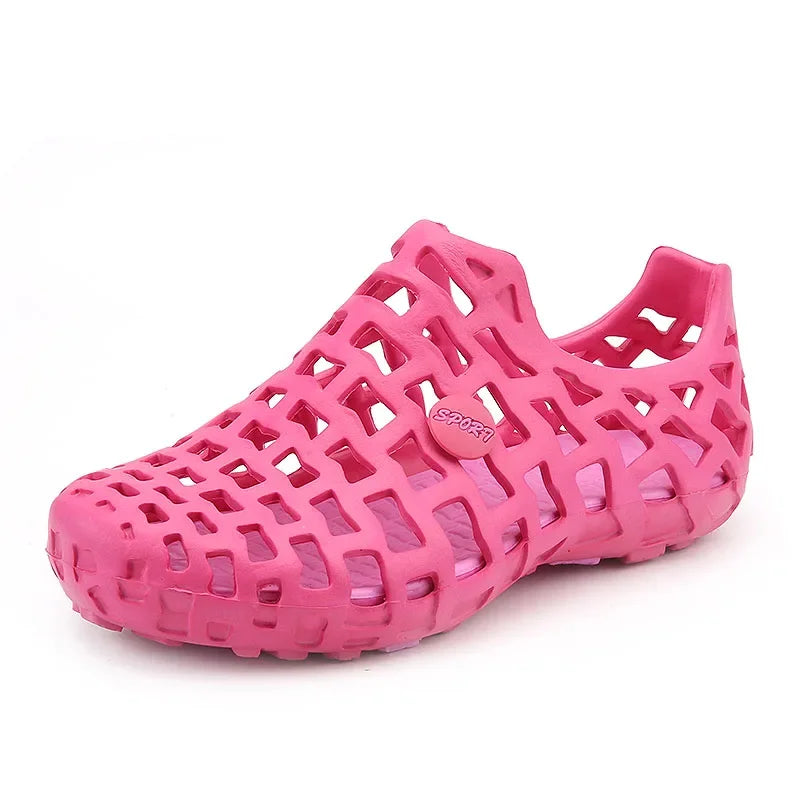 Summer Men Water Shoes Breathable Beach Sandals Upstream Water Shoes Women's Quick-drying Hollow Slippers Aqua Shoes