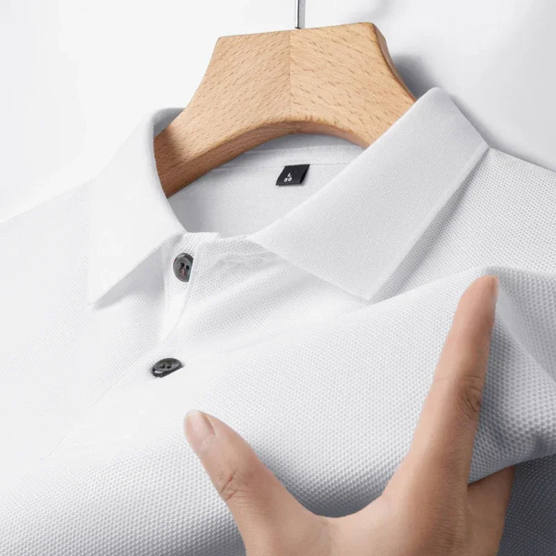 20 Colors Men's 100% Cotton Polo Shirt - Summer Casual Breathable Tee,Ideal for Golf and Sports,Business Casual,Silk-Like Finish
