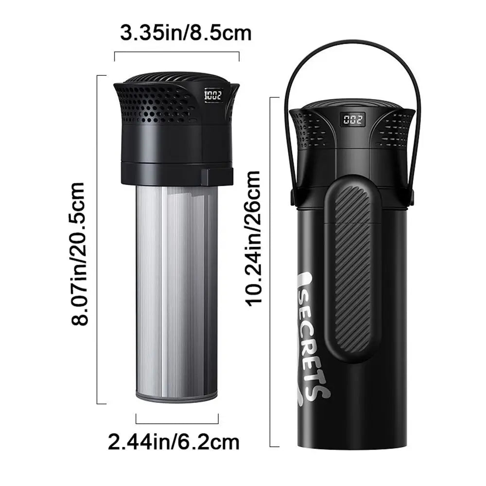 Rechargeable Insulin Refrigerated Cup Portable Design Large Capacity Medicine Refrigerator Cup LCD Digital Display