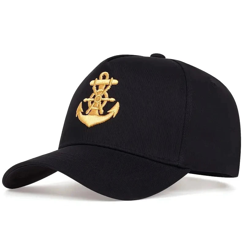 Hip Hop Baseball Caps For Men Women Cotton Anchor Embroidered Dad Hat Cotton Snapback Hip Hop Trucker Hats Outdoor Sun hats