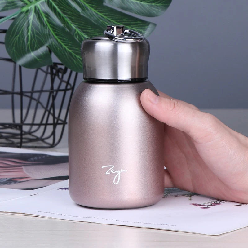300ml Mini Coffee Thermos Portable Travel Water Bottle Insulated Thermal Bottle Hot Cold Drink Coffee Cup