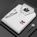 High quality 100 short-sleeved POLO shirt Men's