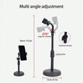 Multifunctional Mobile Phone Bracket Adjustable Height Live Broadcast Holder Telescopic Portable Phone Stand For iPhone Xiaomi