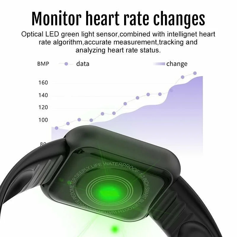 Smart Watch Y68 Men Women Wristwatches D20 Smartwatch Electronic Clock Fitness Monitor Birthday Gift For Xiaomi Huawei Bracelet