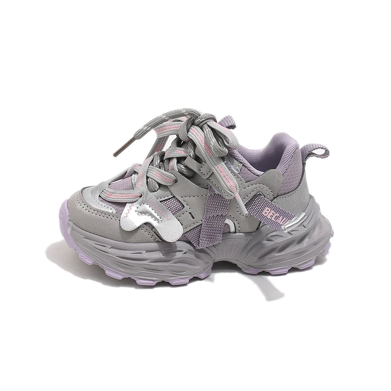 Boys Casual Shoes Girls Sneakers Anti-skid Lace-up Classic 26-37 New Trend Hot Toddlers Little Kids Fashion Sports Running Shoes