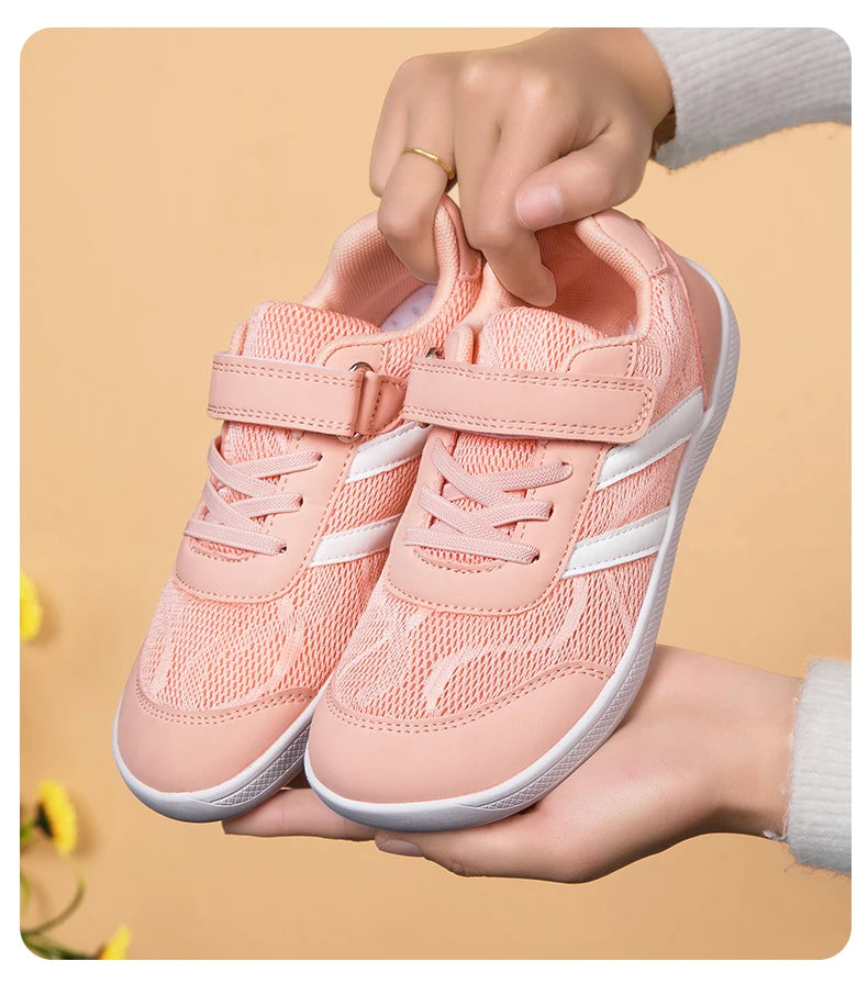 Wide Barefoot Shoes For Small/Large/Children/Simple Sports Shoes For Boys/Girls/Splay Natural/Light Sports Shoes For Girls Boys