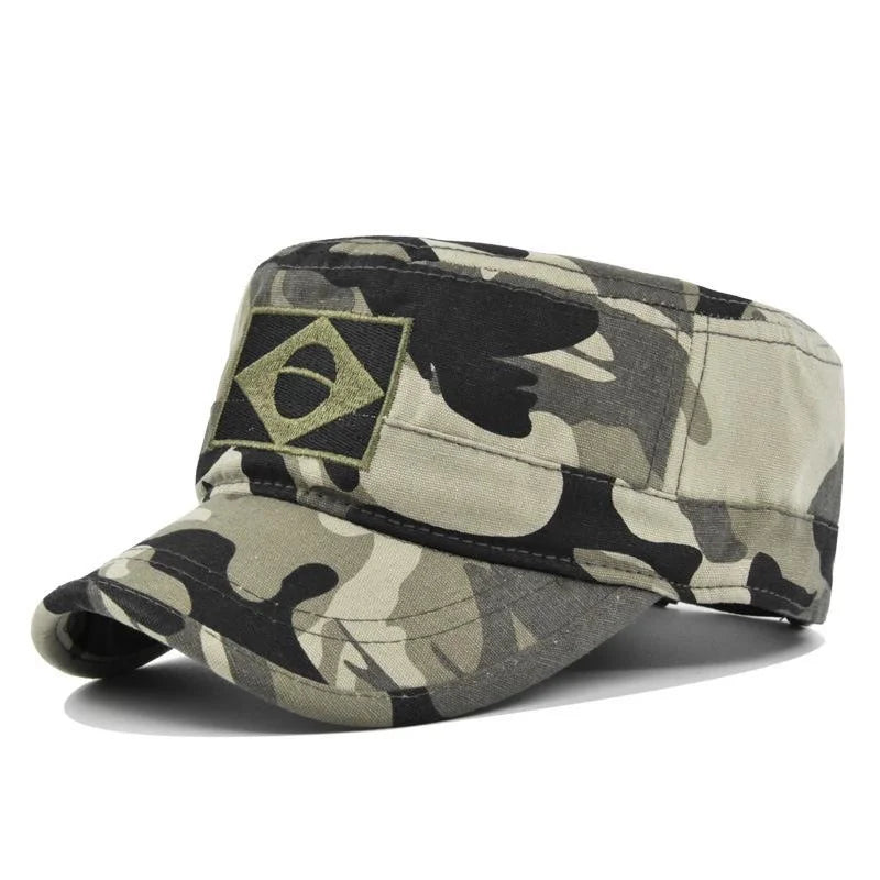 Men's Embroidered Baseball Cap Print Brazilian Flag/Casual Sports Tactical Hat Camouflage Hat Hiking Hat Fishing Hat