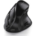 JOMAA 2.4G Wireless Mouse Rechargeable Bluetooth Mouse Ergonomic Vertical Mouse for Mac Windows Laptop Tablet Gaming Mause