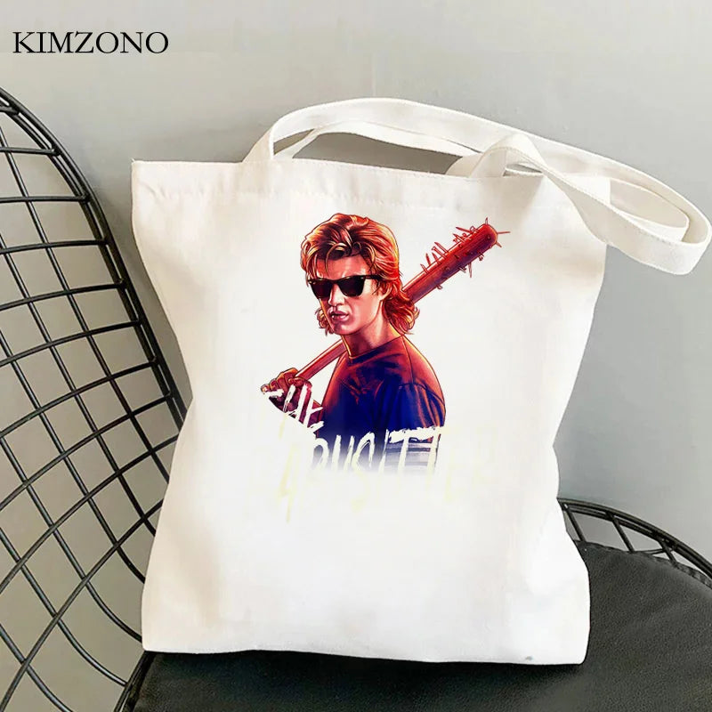 Steve Harrington shopping bag tote shopping grocery jute bag bolso shopper bag string reusable bolsas reutilizables cabas