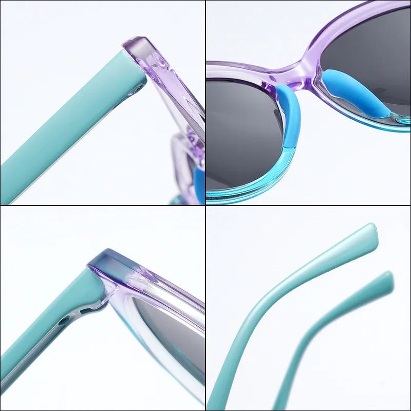 Kids Polarized Sunglasses Lightweight Fashion Sun Glasses For Kids Uv400 Children Sunglasses Flexible Children Polarized Eyewear