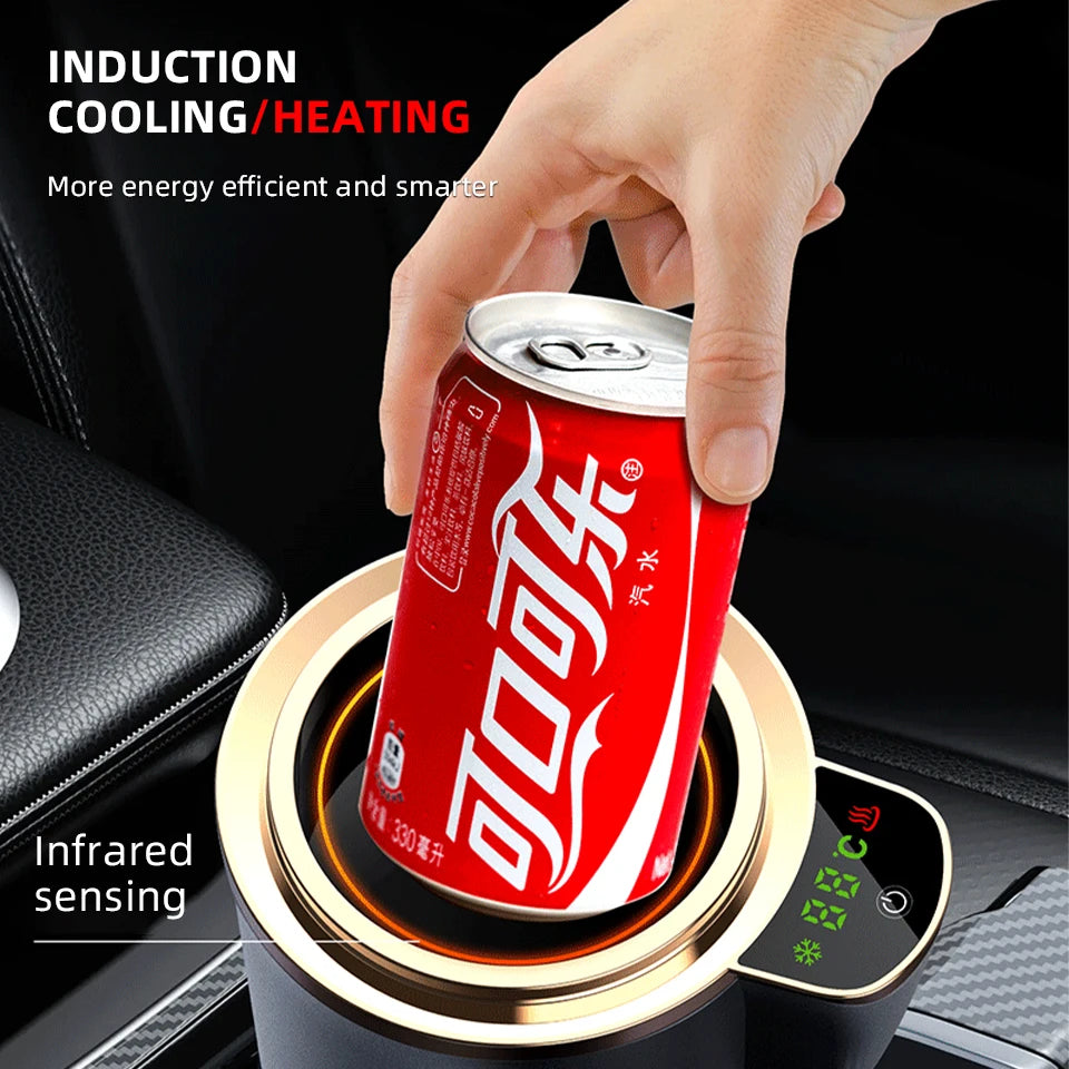 Intelligent Temperature Control Car Hot and Cold Cup Fast Cooling Heating Cup 2 in 1 Portable Smart Car Cooling Cup For Car/Home