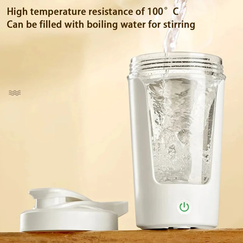 Shaker Cup USB Charging Shaker Cup For Protein Shaker Meal Replacement Shake Portable Gym Water Bottle Mixing Cup 450ml
