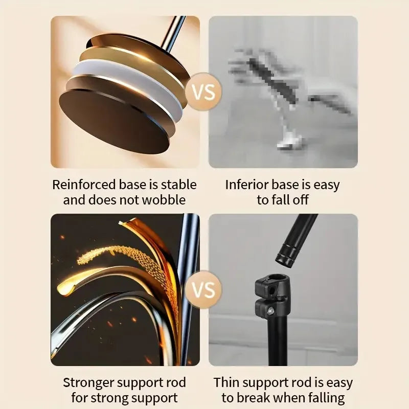 Multifunctional Mobile Phone Bracket Adjustable Height Live Broadcast Holder Telescopic Portable Phone Stand For iPhone Xiaomi