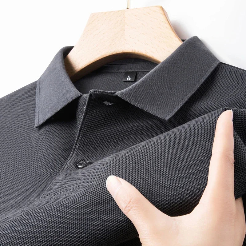 20 Colors Men's 100% Cotton Polo Shirt - Summer Casual Breathable Tee,Ideal for Golf and Sports,Business Casual,Silk-Like Finish
