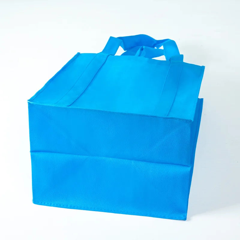 Large Capacity Non-Woven Shopping Bag Foldable Tote Bag Reusable Tote Bags Travel Outdoor Handbag Pouches Storage Organizer