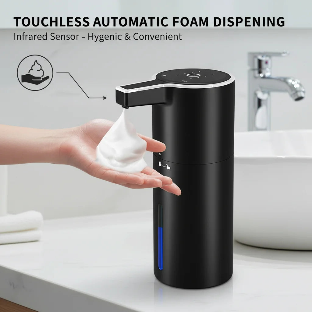 Kitchen Automatic Sensor Dish Soap Dispenser, Electric Liquid Dispenser, Household Touchless Hand Sanitizer Dispenser, Automatic