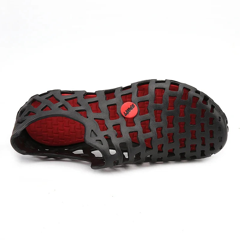 Summer Men Water Shoes Breathable Beach Sandals Upstream Water Shoes Women's Quick-drying Hollow Slippers Aqua Shoes