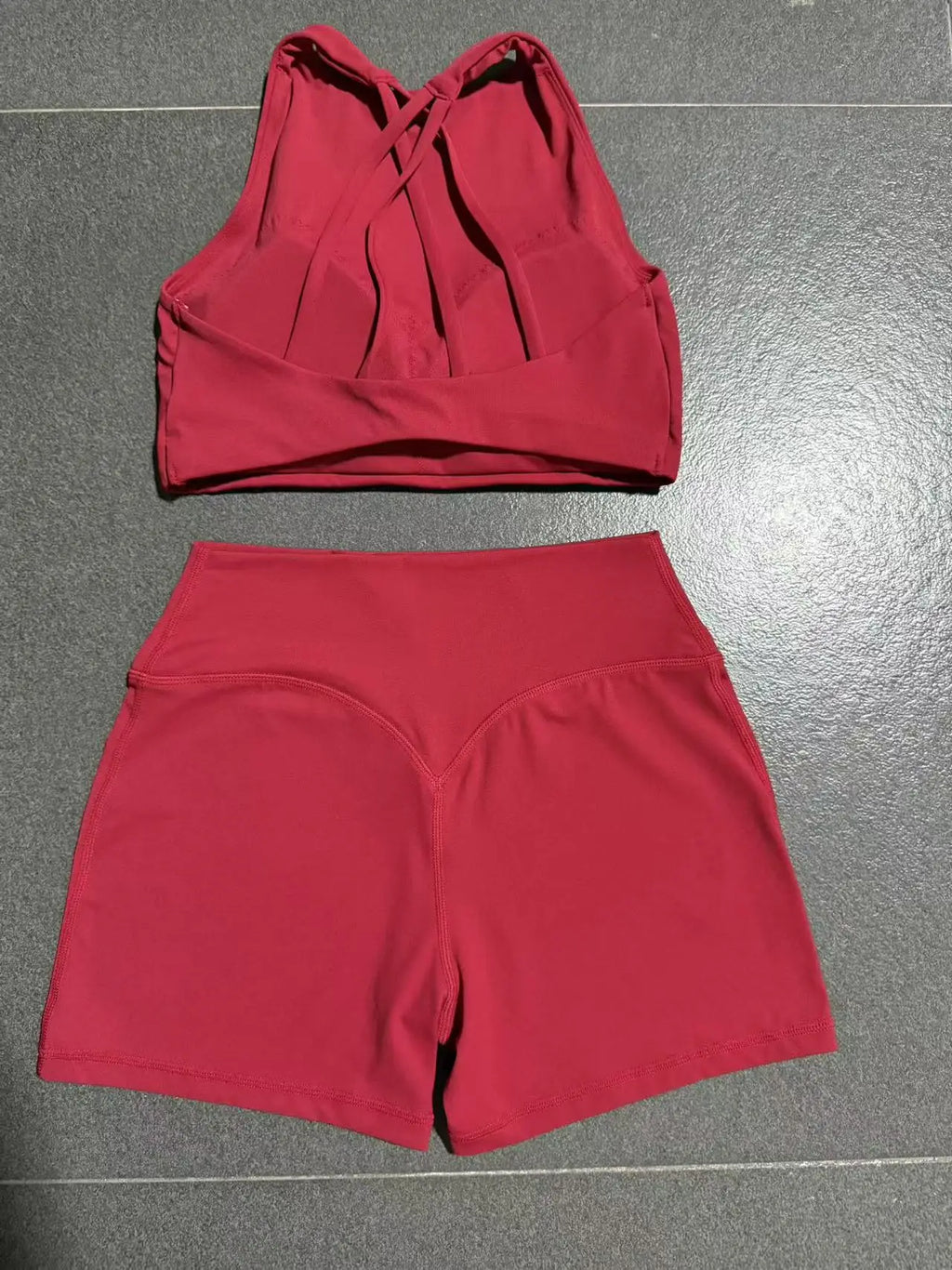 Gym Workout Clothing Detachable Chest Pad Cross Back Vest Yoga Shorts Sets Tight Quick-Dry Fitness Sports Shorts Suits for Women