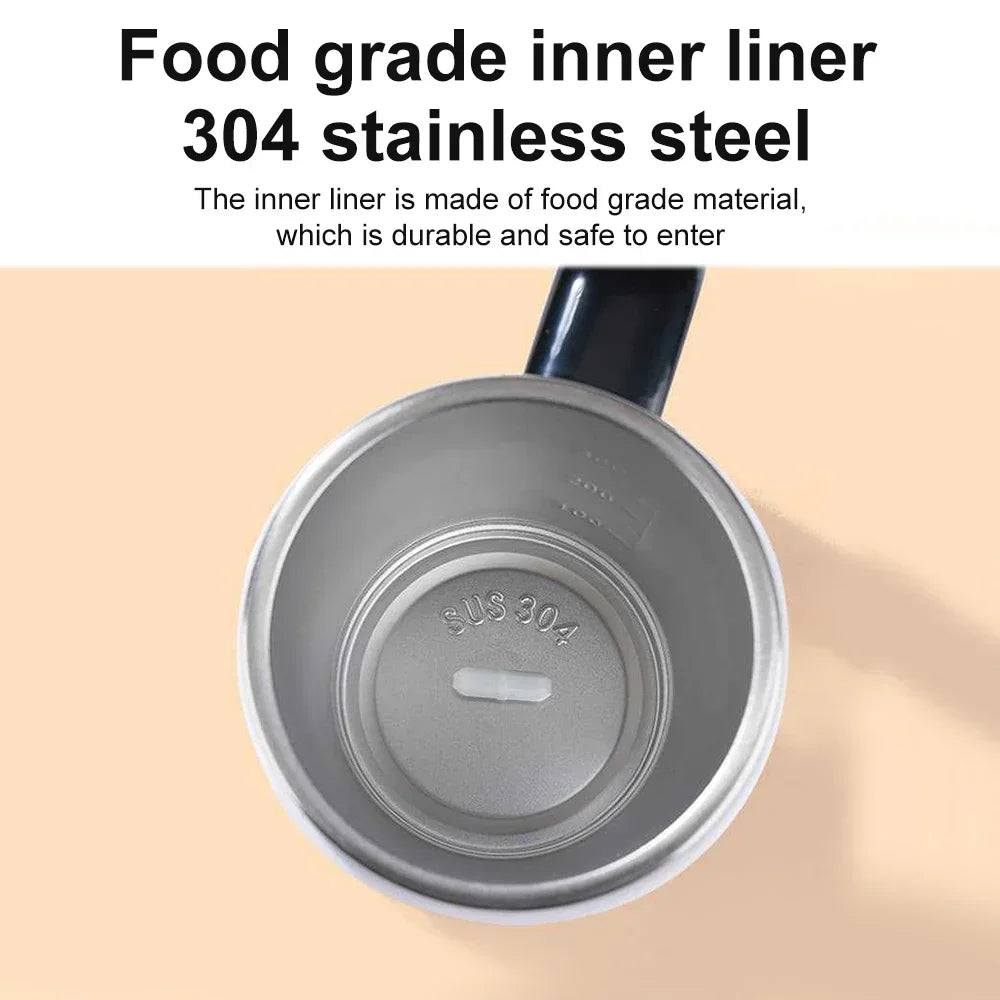 USB Automatic Detachable Mixing Coffee Cup Intelligent Temperature Measuring Rechargeable Mug Warm Coaster Magnetic Stirring Cup