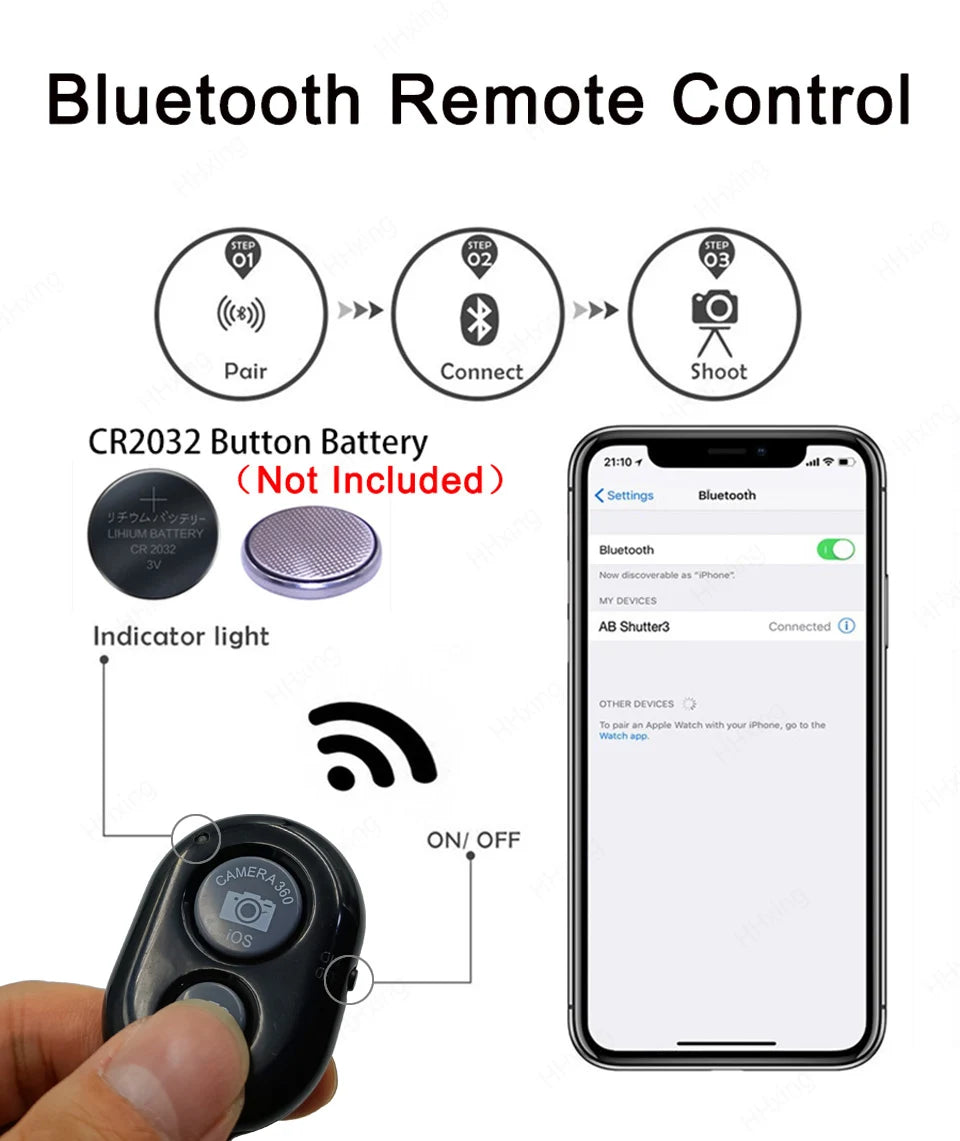 Phone Holder Photography Lighting Smartphone Video Kit Microphone LED Selfie Tripod Recording Handle Portable Stabilizer Bracket